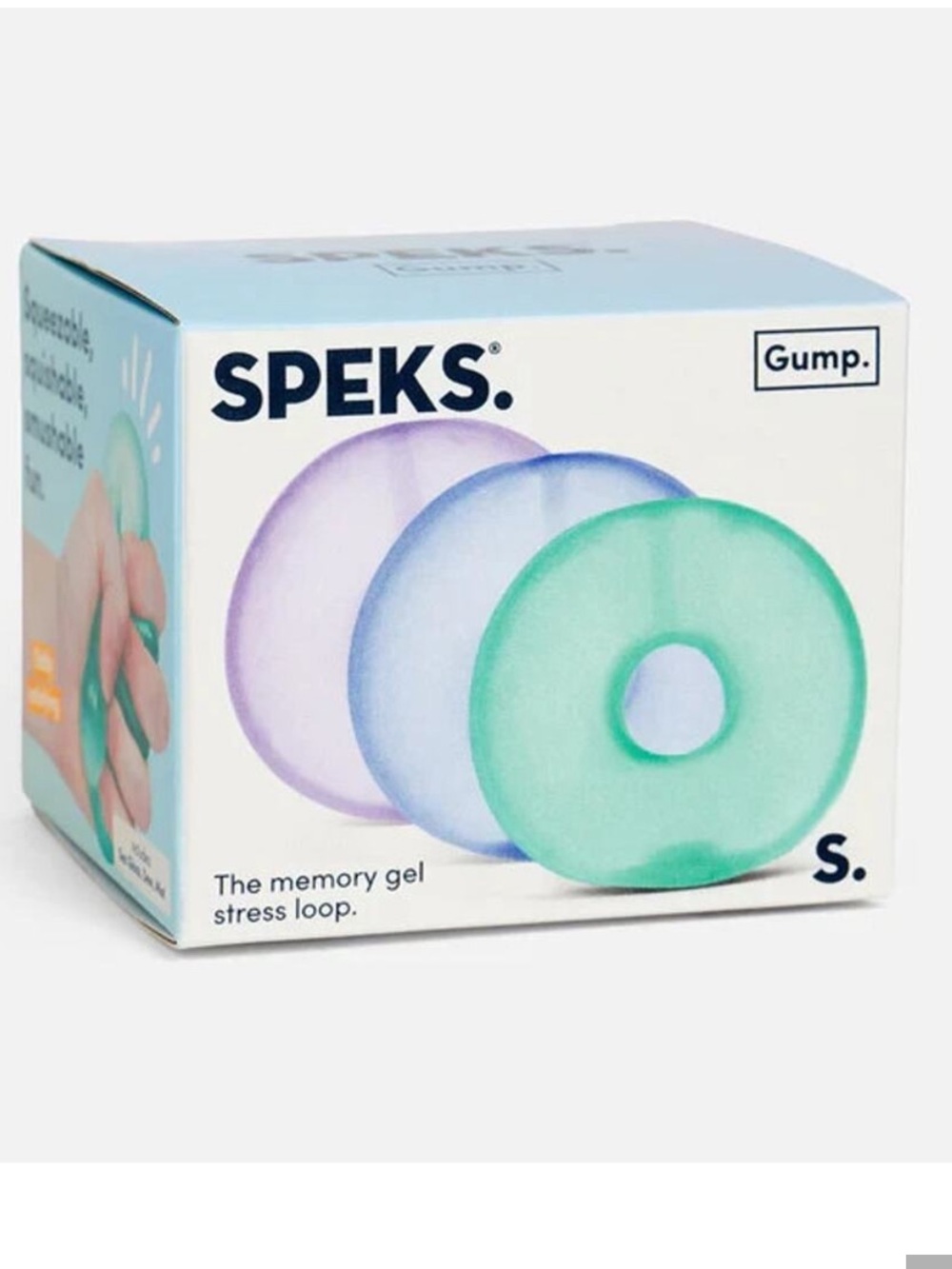 SPEKS Memory Gel Stress Loop - Mint & Lavender